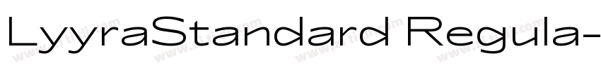 LyyraStandard Regula字体转换